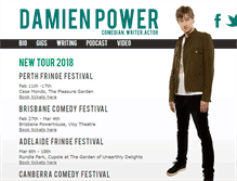 Tablet Screenshot of damienpower.com